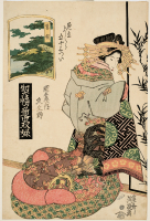 Keisai%20Eisen%2C%20%3Cb%3E%3Ci%3E%20The%20Courtesan%20Ury%26%23251%3Bno%20of%20the%20Okamoto%20Brothel%20Likened%20to%20Hakone%2C%20from%20the%20series%20A%20Game%20with%20Promenading%20Courtesans%20of%20the%20Yoshiwara%20Likened%20to%20the%20Fifty-three%20Stations%20of%20the%20T%26%23244%3Bkaid%26%23244%3B%3C%2Fi%3E%3C%2Fb%3E%2C%20early%201820s%2C%20color%20woodblock%20print%20on%20paper%3B%20%26%23333%3Bban%20nishiki-e%2C%20The%20Mary%20Andrews%20Ladd%20Collection%2C%20public%20domain%2C%2032.574
